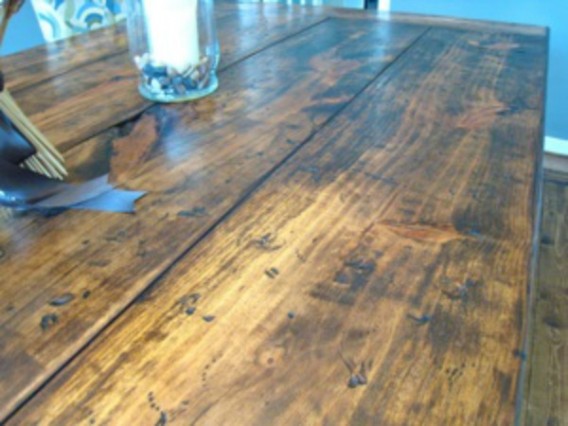 How To Make A Diy Farmhouse Dining Room Table Restoration Hardware Check Out The Final Product