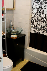 sharing a bathroom
