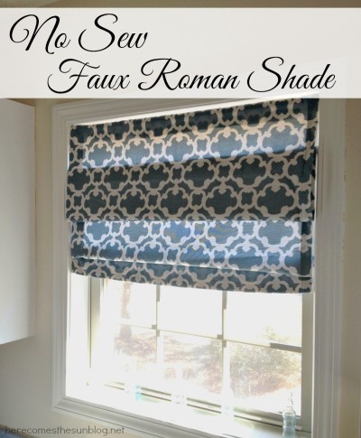 ForRent.com - Spring Decorating on a Budget ForRent.com - No sew faux roman shade.