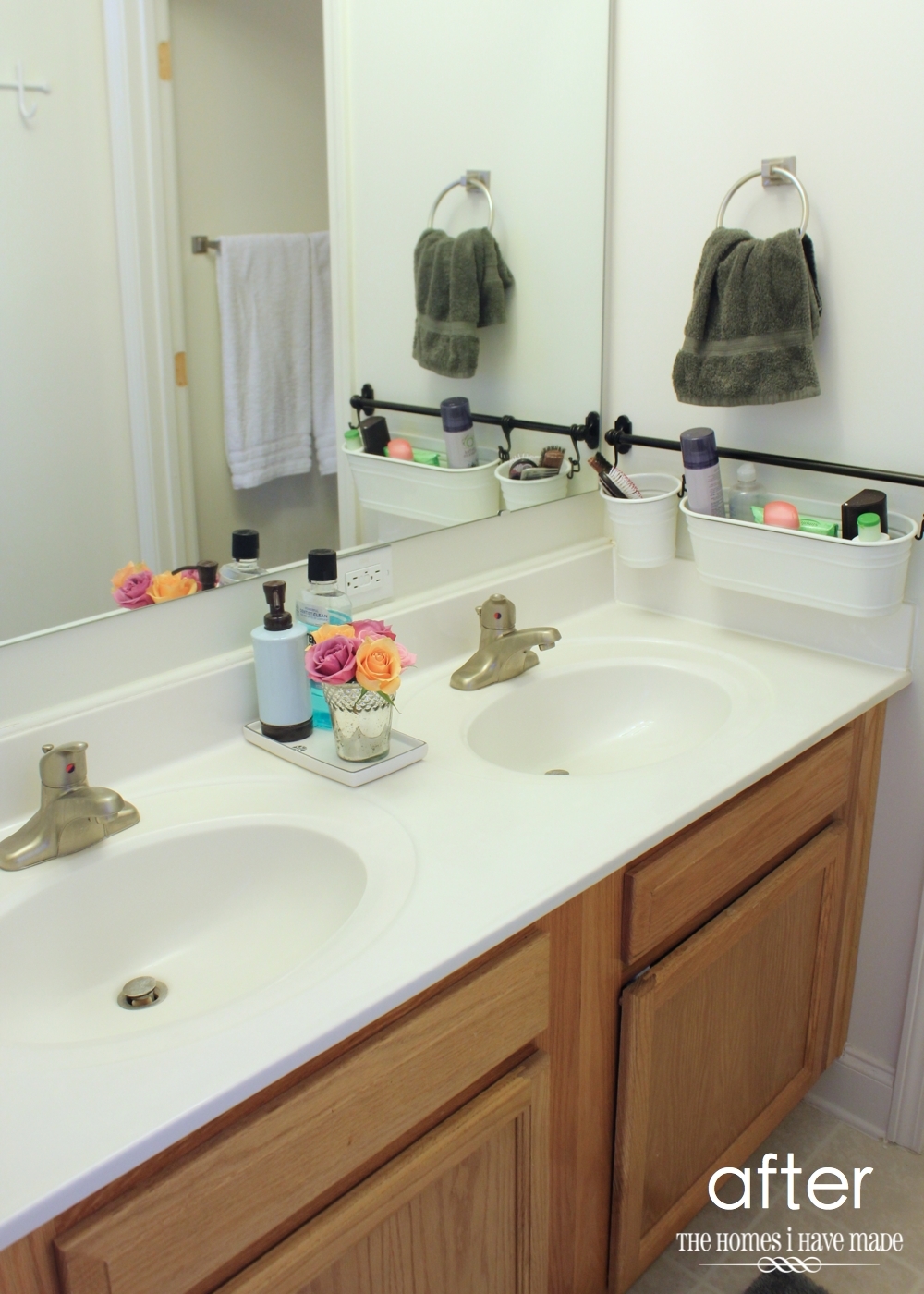 Bathroom Storage: After