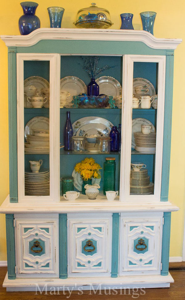 Chalk Painted Hutch-ForRent.com