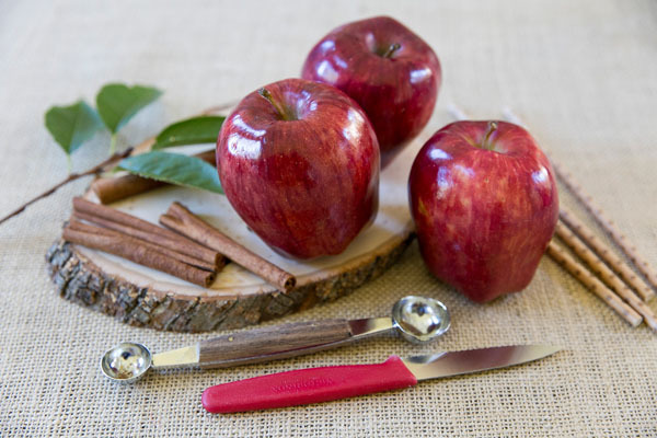 Apple-Cider-Cups ForRent.com Cozy up this fall with a cup of easy homemade citrus apple cider in an edible apple cup and cinnamon drink stirrer!
