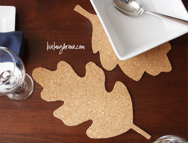 Fall Favorites DIY Cork Trivets ForRent.com So many great ideas for fall entertaining, cooking, and decor!