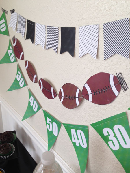 adorable and universal football decorations so excited to use these for my next viewing party - Football Decorations adorable and universal football decorations so excited to use these for my next viewing party - Football Decorations