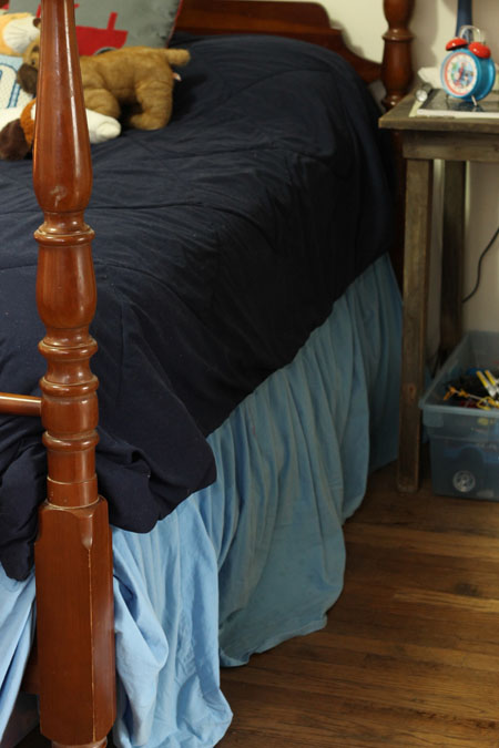 My favorite under the bed storage solutions are containers with wheels attached under the bed storage bed skirt