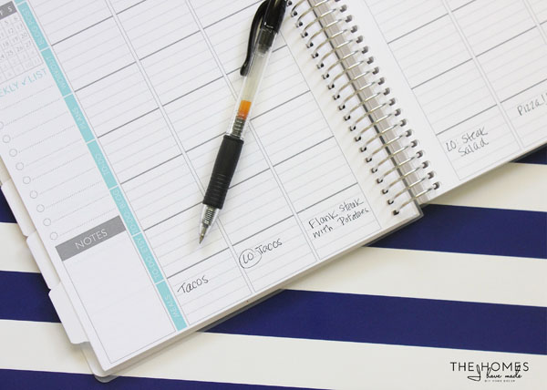 I have perfected a meal planning system that helps me stay healthy and on budget! Meal Planning for One Planner