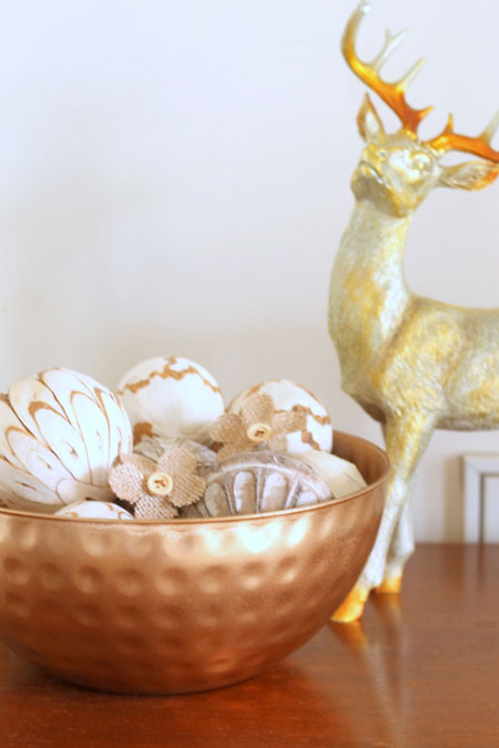 You will love what metallics do for your home, brighten your space with a few shiny accessories using gold accessories in your home decor