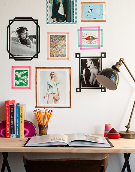 Stylize your apartment space to make it feel like home with these great ideas! stylizing apartment gallery wall