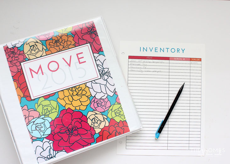 Moving Tips Moving Binder