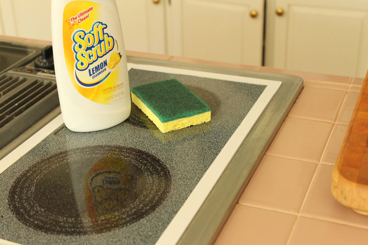cleaning stove and oven