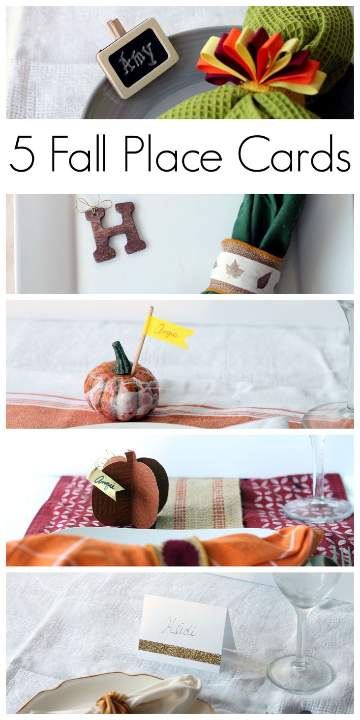 fall place cards