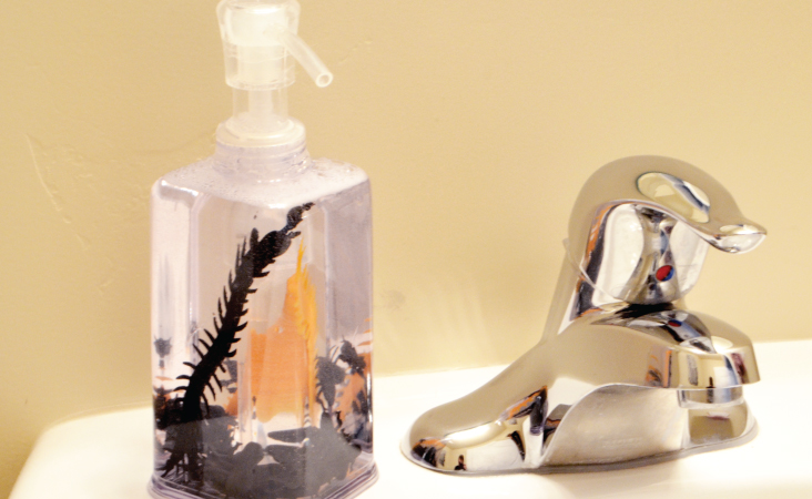 Scary Halloween bug soap