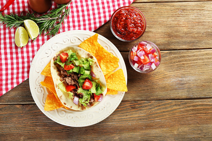 best tacos on a plate