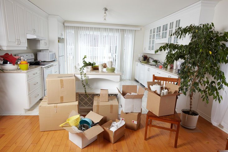 moving to a new city apartment unpacking