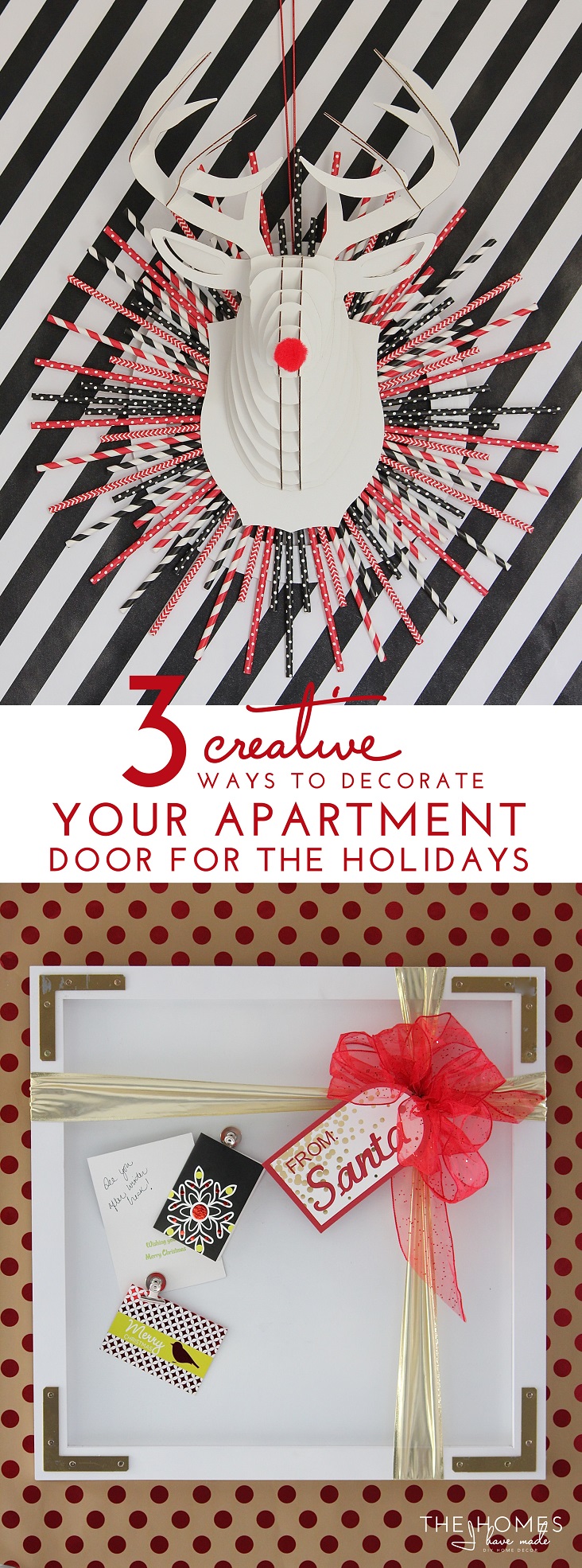 3 Fun Ways To Decorate Your Apartment Door For The Holidays