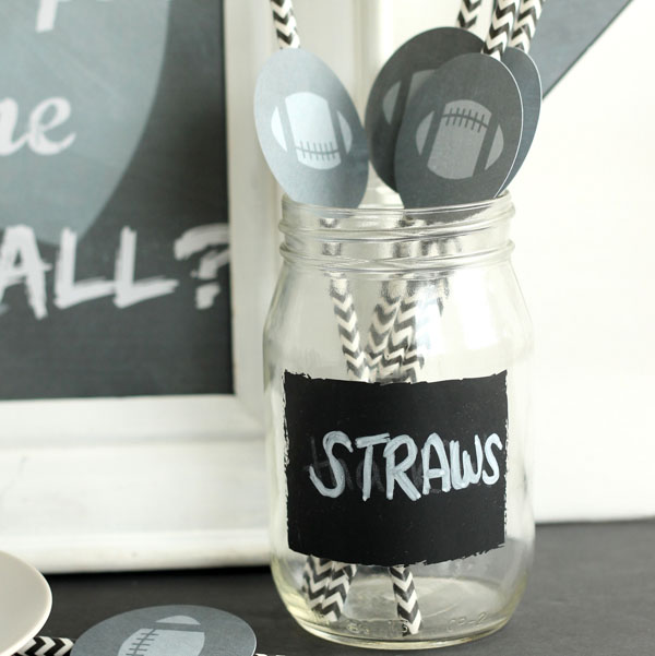 ChalkboardInspired Football Party Printables Tips ForRent