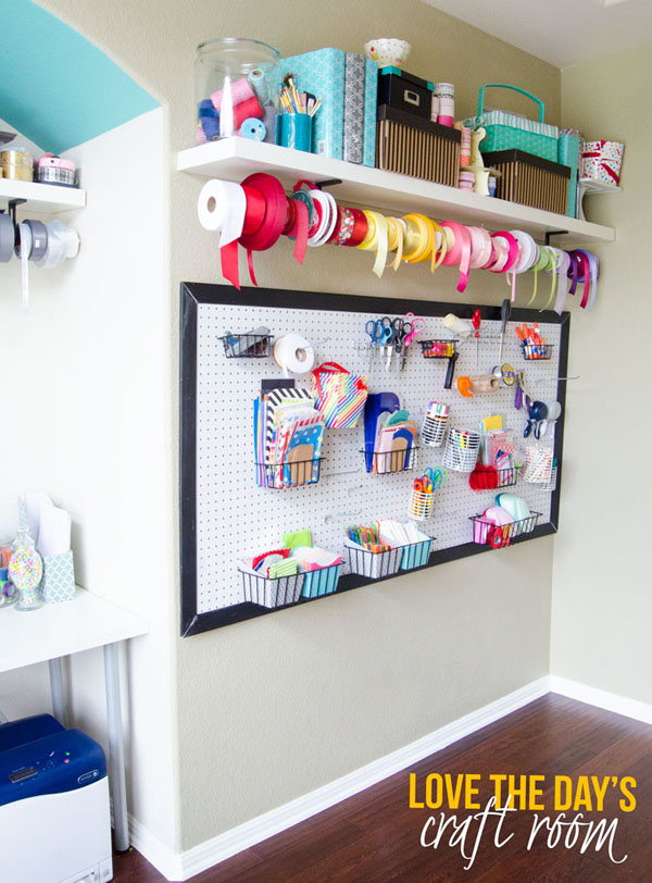3 Incredibly Clever Ways to Organize a Craft Room