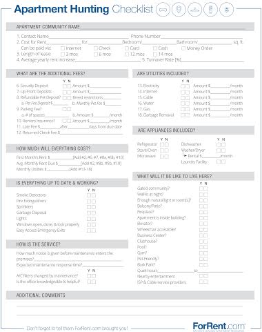 apartment listing template
