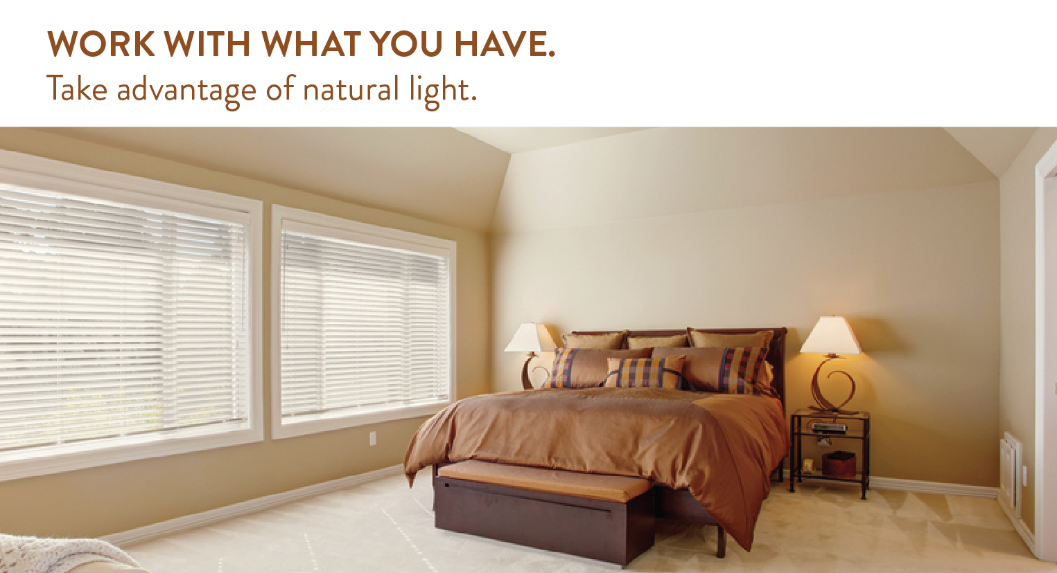 Work with what you have for vaulted ceilings