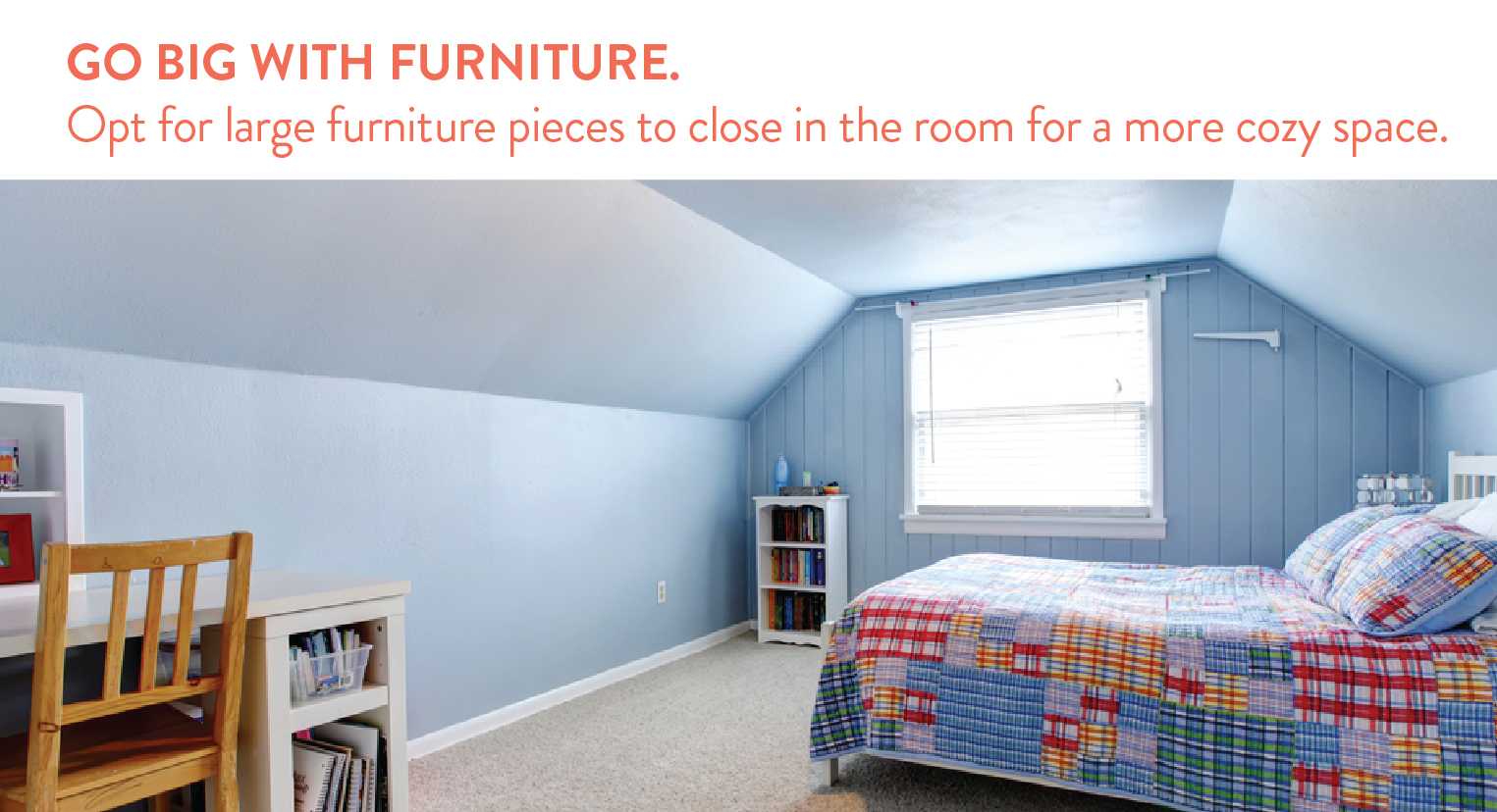 Adding the right furniture to vaulted ceilings
