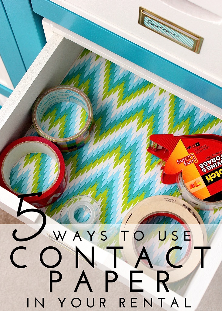 5 Creative Ways to Use Contact Paper in Your Rental