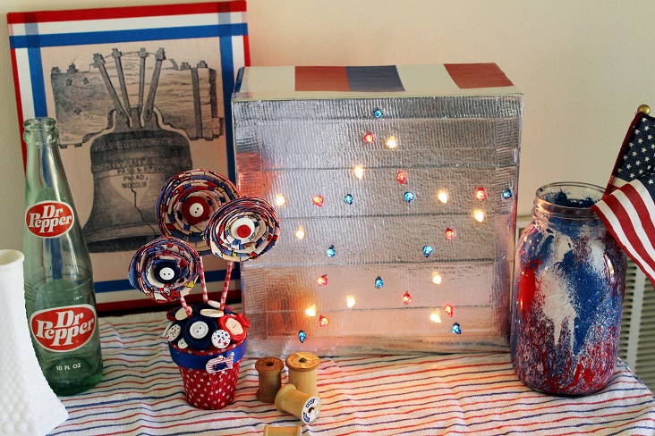 Patriotic Decoration Kids Rooms Decor Flags Color Schemes Featured Blogs Sharing July 4th Decor Ideas Patriotic Bbq Backyard
