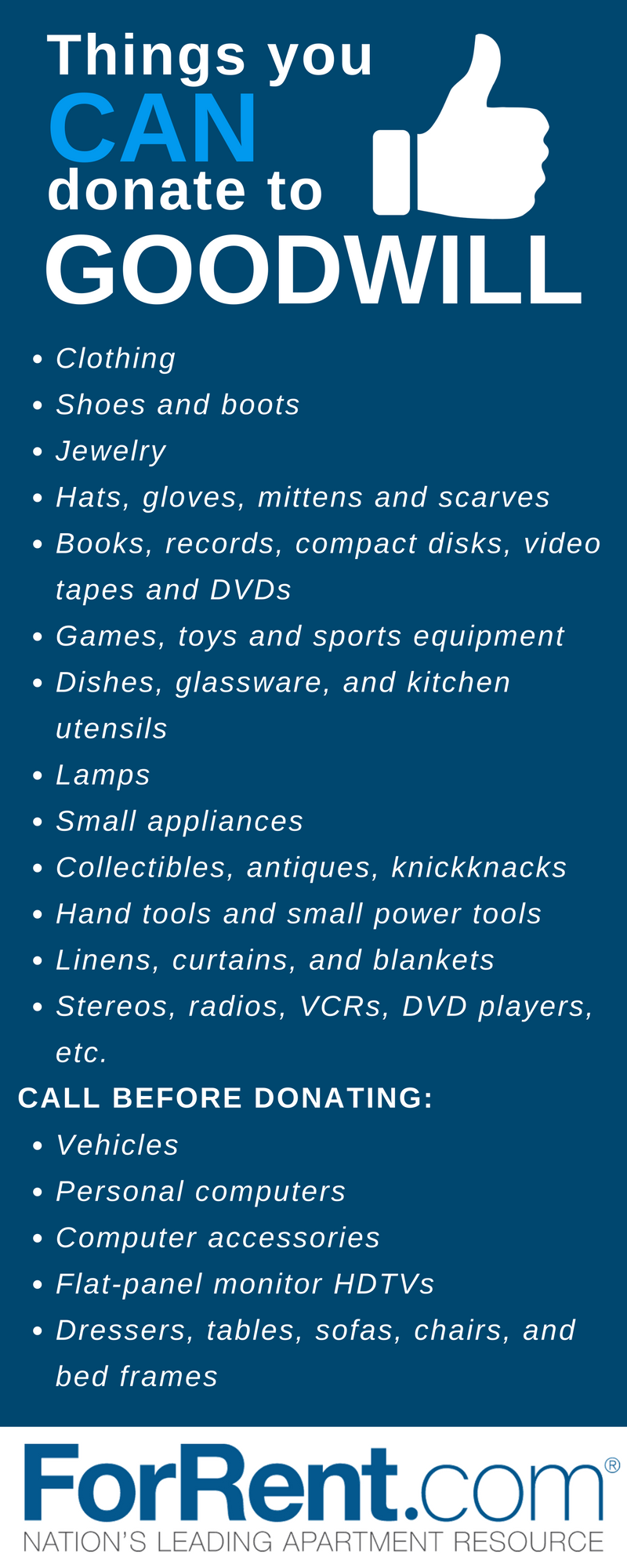 Things You Can Donate to Goodwill - ForRent.com