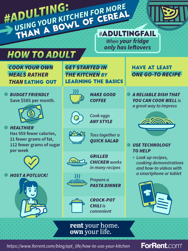 #Adulting: Using your kitchen for more than a bowl of cereal