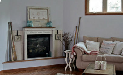 Makeshift Mantlepiece DIY