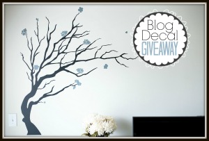 Wall Decal Tutorial {Plus a Giveaway}