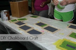 DIY Chalkboard Craft