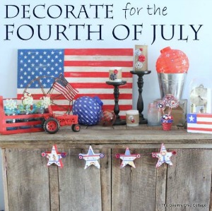 Decorate in Red, White, and Blue for the Fourth of July