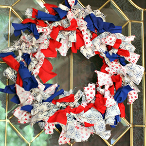 DIY Patriotic Wreath