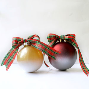 Christmas Ornaments from the Dollar Store