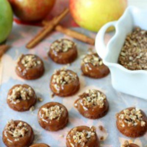 Mini Caramel Apple Crisp Donuts