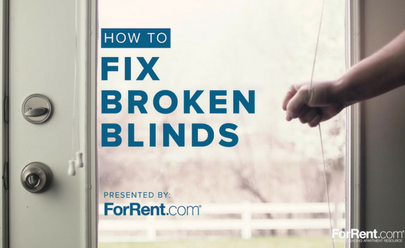 How To Fix Broken Blinds