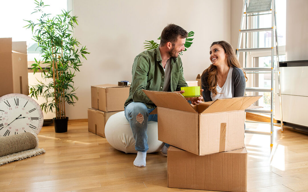Renters moving into their first apartment together.